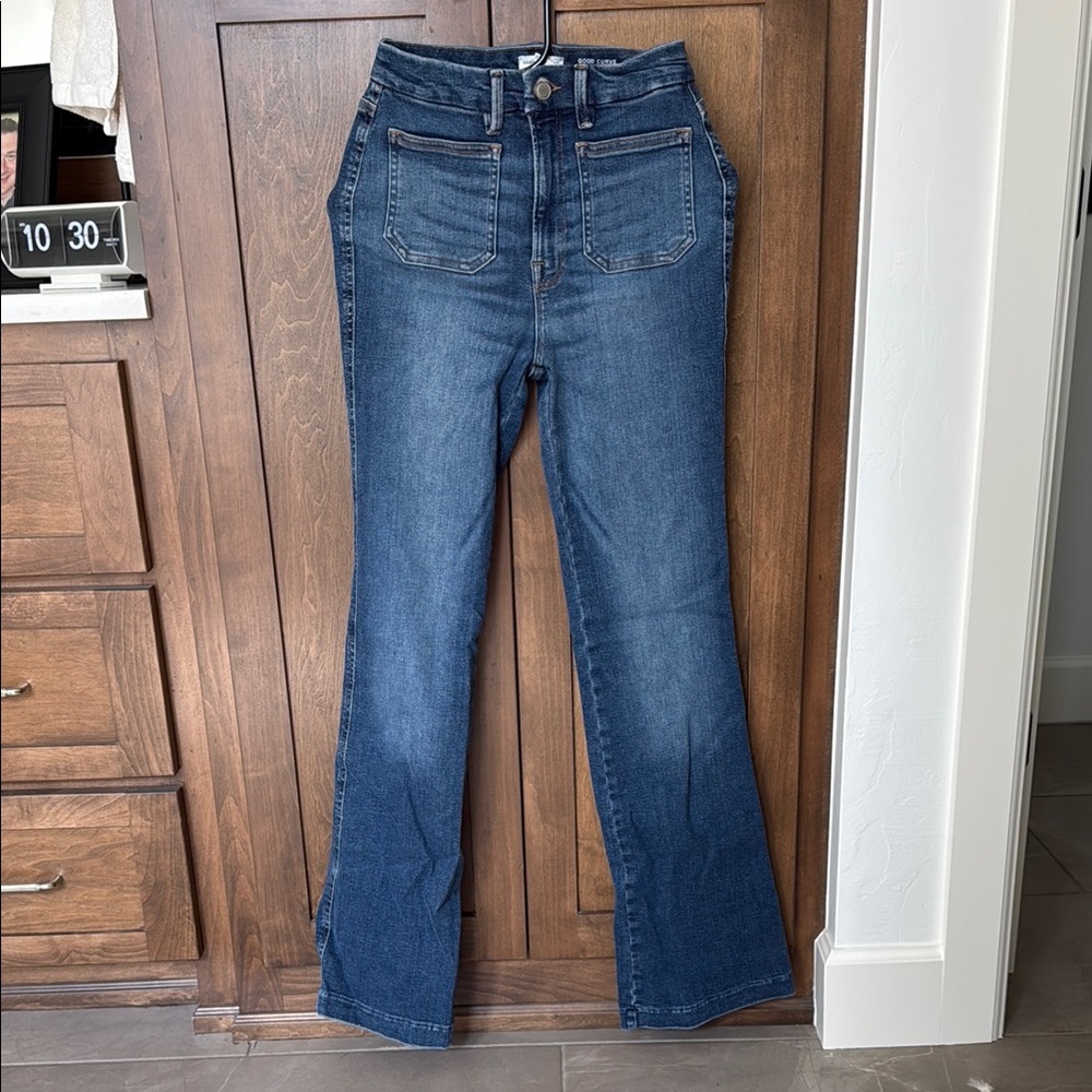 LIKE NEW Good American Good Curve Bootcut Jeans